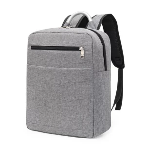 Custom Fashion Gray Lightweight Outdoor Unisex Leisure Travel Backpack With Laptop Compartment
