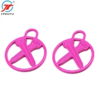 Custom high quality durable meta zipper slider zipper pulls wholesale reversible slider for bags