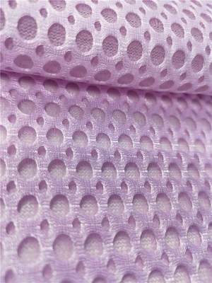 Custom High-strength Elastic Patterned Net Fabric 100% Polyester Mesh