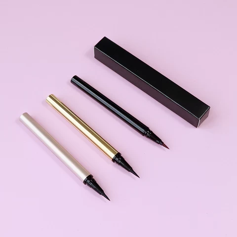 Custom Logo Black Long Wear Waterproof Vegan Matte Liquid Eyeliner Pen Eye Liner Pencil