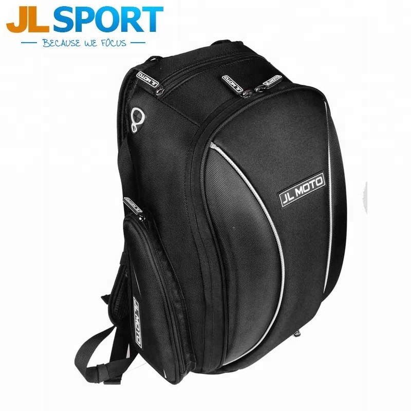 Custom Logo Low Cost Polyester Motorcycle Backpack bag
