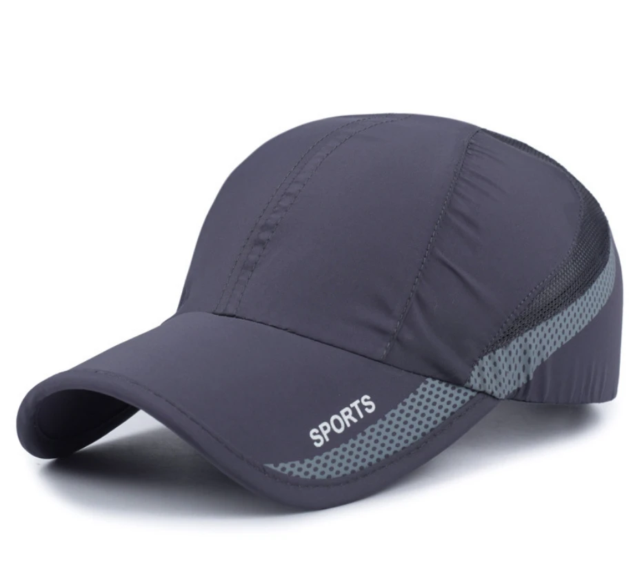 Custom Logo Outdoor Folding Reflective Running Sports Cap Hat for Men &amp; Women