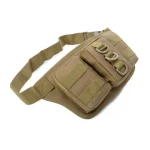 Custom Logo Outdoor Tactical Camouflage Waist Pack Waterproof Marching Hunting Waist Bag Durable Hiking CS Training Kit Bag