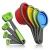Import Custom logo printed 8 pieces silicone measuring spoon for kitchenware from China