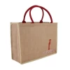 Custom Natural Cloth Burlap Bags Hemp Jute Fabric Bags For Gift Jute Bags Shopping