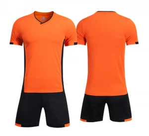 Custom offset Print Logo Design Soccer Jersey Football Shirt  And shorts 2pc uniforms