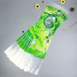 custom printed logo paper tissue PE plastic packaging bag