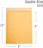 Custom Reusable Poly Mailer Mailing Bag Eco-Friendly 6x9 Bubble Mailer Envelope Kraft Paper Bubble Envelope