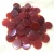 Import Custom round flat dark red agate stone for DIY jewelry from China