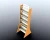 Import customer design modern unique wood literature display rack from China