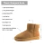 Import Customizable Classic Cow Suede Leather Winter Warm Short Australia Sheepskin Shearling Snow Boots for Women from China