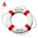 Customize Available Dark Blue and Red O01 Marine Life Buoy for Decorative