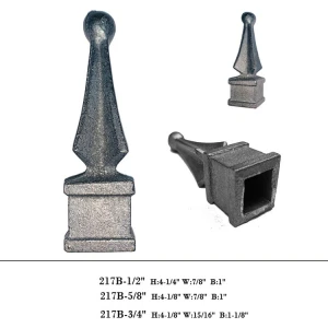 Customize Design High Quality Ornamental Wrought Iron Decor Fence Spears