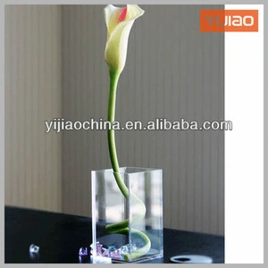 customize transparent plastic vase