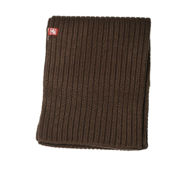 Customize your Norway brand new winter brown knitted beanie hat scarf set for men