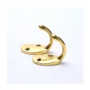 customized Gold wall single clothes-hook for shoe use
