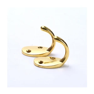customized Gold wall single clothes-hook for shoe use