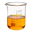 Customized logo gg-17 heat resistant lab 250ml laboratory glassware beaker cup
