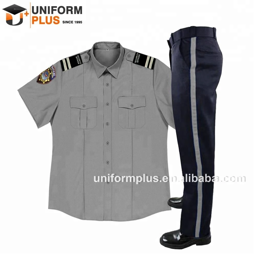 Customized navy black private security guard uniforms