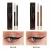 Import DEROL New 2021 wholesale professional cosmetics round eye liner tube persistent black brown waterproof eyeliner pencil from China