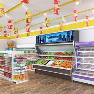 design advertising display shelves supermarket shopping shelf rack
