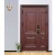 Import designs baby turkey iron doors flat kids bank shop anti-theft safety door from China