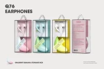 digital Cartoon in ear type c earphone earbuds earbud ear bud cute wired with type-c plug with banana pouches for Disney kids