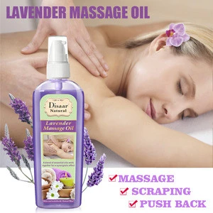 Disaar Skin Care Relaxing Natural Best Lavender Essential Body Massage Oil