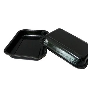disposable microwave oven  refrigerator  black tray for bakery and meat