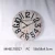 Import Distressed White Antique Wall Round Clock from China