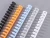Import DIY 30 hole binding ring loose-leaf A4 colorful plastic ring binder opening detachable stationery from China