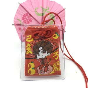DIY custom chinese traditional embroidery craft gift crafts pouch