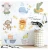 Import DIY Home Wall Decoration Sticker Creative Cartoon Decorative Wall Sticker Cartoon Animal Bath Room Wall Decal from China