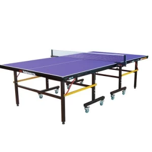 Double Fish 201A Multifunctional Standard Movable Folding Indoor Training Table Tennis Pingpong Table