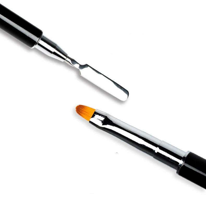 Double Head Nail Pen Take and Press Glue Embossed Nail Brush Lines Painting Pen Brushes UV Gel Polish Tips Brush