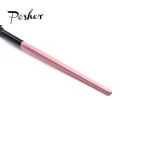 Double purpose pink color eyelash brush mascara applicator wood handle makeup brush