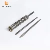 Drill fittings round shank thread cross impact drill for concrete,sds max drill bit