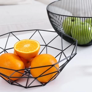 DSH Hot-Selling Metal Wire Fruit Basket Kitchen Storage Basket For Fruit Storage