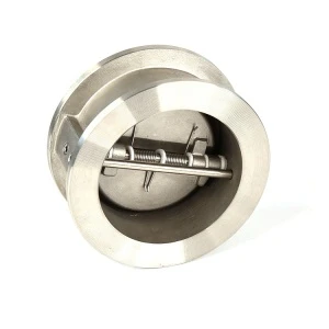 DSV factory stainless steel ss304 body dual disc wafer check valve