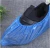 Import Dustproof Blue Plastic CPE Polyethylene  Shoes Cover disposable waterproof shoes cover from China