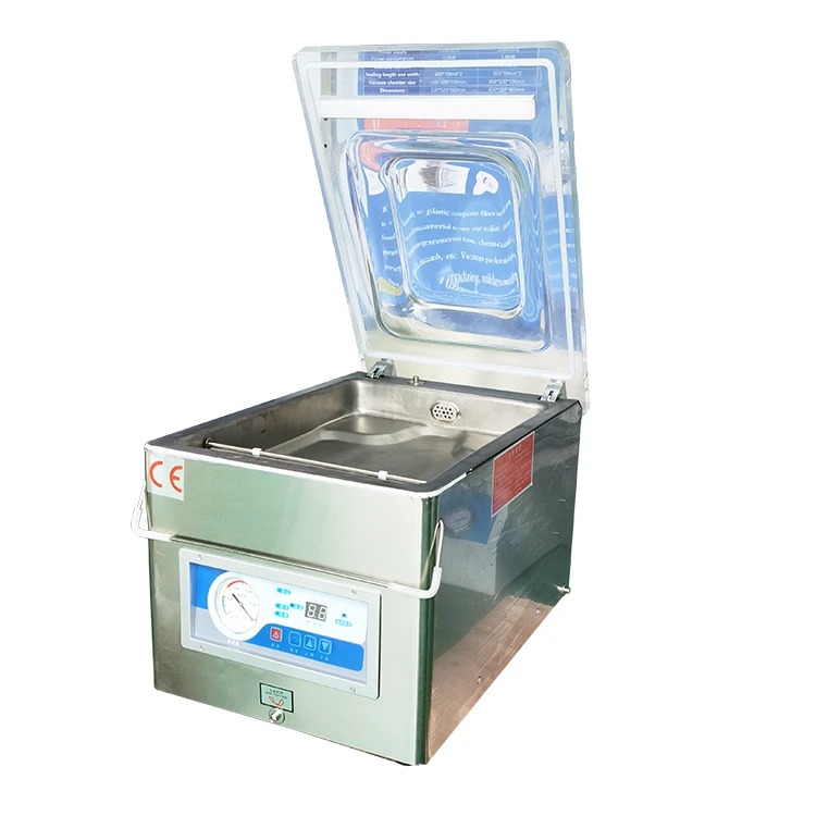 DZ-260C single chamber vacuum sealer packaging machine for apparel food beverage commodity chemical