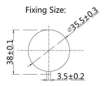 E14 ceramic oven lamp holder 15W/25W microwave oven parts
