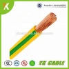 Earth wire pvc insulation power copper 35mm 50 sq mm 70mm yellow and green cable