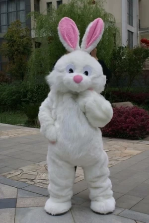 Easter Day Activity Cartoon Bunny Mascot Costumes for Adults Wholesale Animal Custom Mascot Costumes