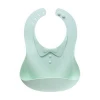 easy cleaning water and oil proof silicone baby bib