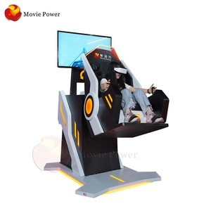 Easy Operated Vr Machine 9d Virtual Reality Rotating 360 Flight Simulator Arcade Machine