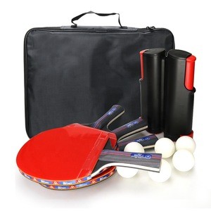 Easy To Use Table Tennis Racket Set With Six Balls