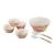 Import Eco-friendly 7pcs different sizes design bamboo fiber round shape salad mixing bowl set from China