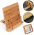 Import Eco-Friendly Bamboo Adjustable 6 Height Reading Cook Book Shlef Stand Holder Kithcne Foldable BookStand Holder from China