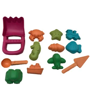 Eco-friendly china wholesale sand beach bucket shovel sand soft beach outdoor toys for kids